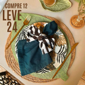 Conjunto de  24 Talheres Dourados Gold Glamour Em Aço Inox -Compre 1 Leve 2