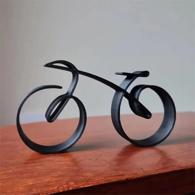 Decoração Bicicleta Minimalista  3D — Charme Criativo para seu Espaço