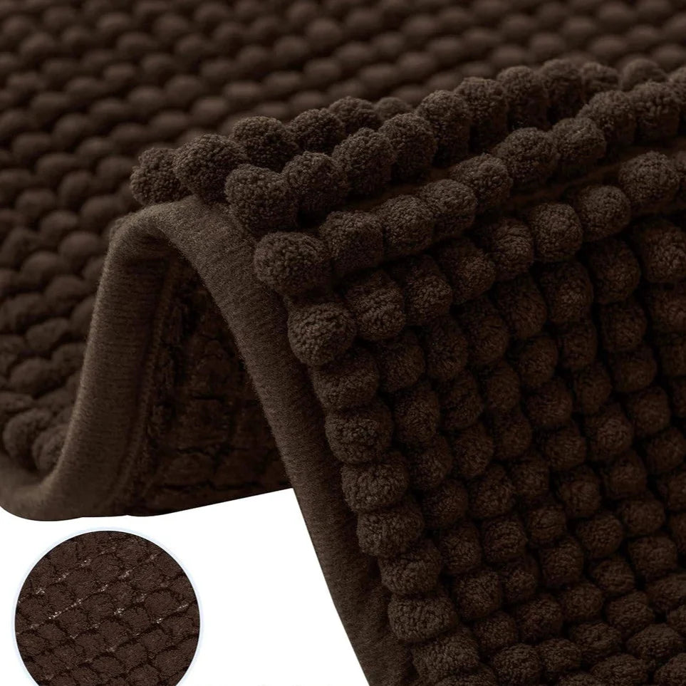 Tapete de Banheiro Microfibra Macarrão Luxo – 40x60cm