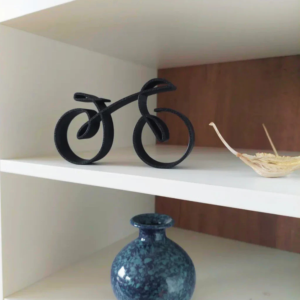 Decoração Bicicleta Minimalista  3D — Charme Criativo para seu Espaço