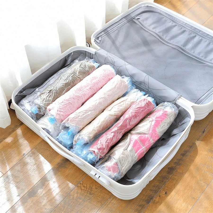 Kit Compact Premium – 5 Sacos a Vácuo + Bomba Elétrica