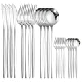 Talheres Prata Inox Glamour – Elegância e Brilho para Sua Mesa Posta- COMPRE E  LEVA O DOBRO