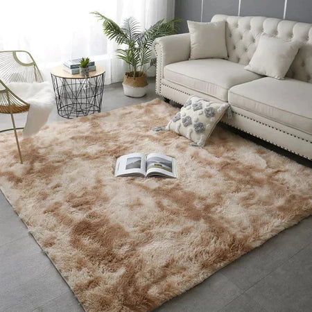 Tapete Peludo para Sala  3,00 x 2,00 Mt   – Macio, Antiderrapante e Aconchegante